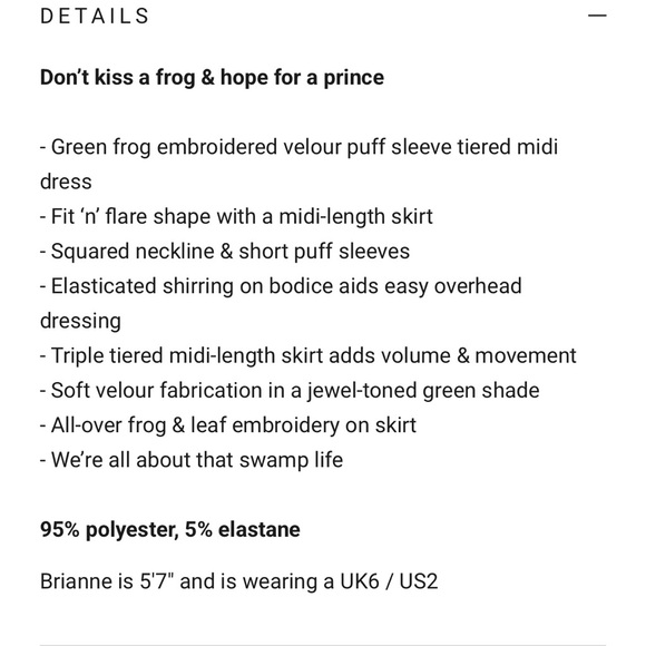 Disturbia Womens Swamplife Frog Velour Tiered Midi Dress Green US Size 10 - Picture 10 of 10